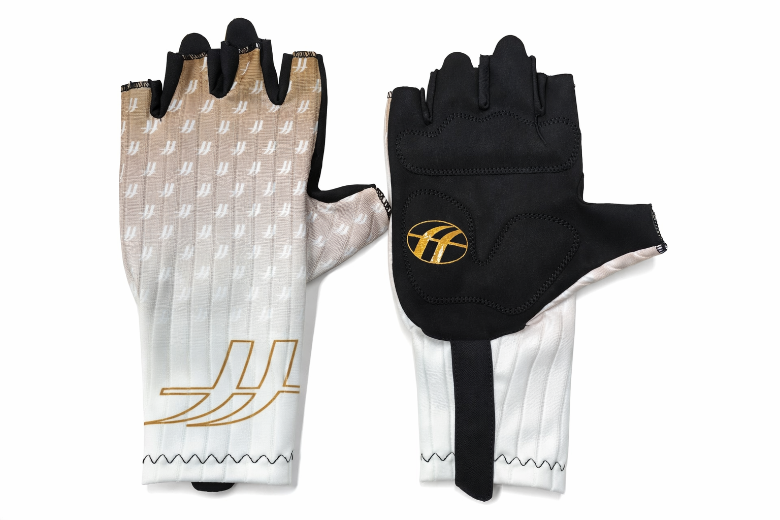 DOUBLEff Aero Glove Gold finger White sleeve