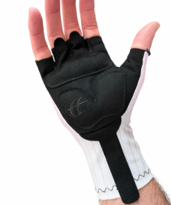 DOUBLEff Aero Glove Pink finger White sleeve