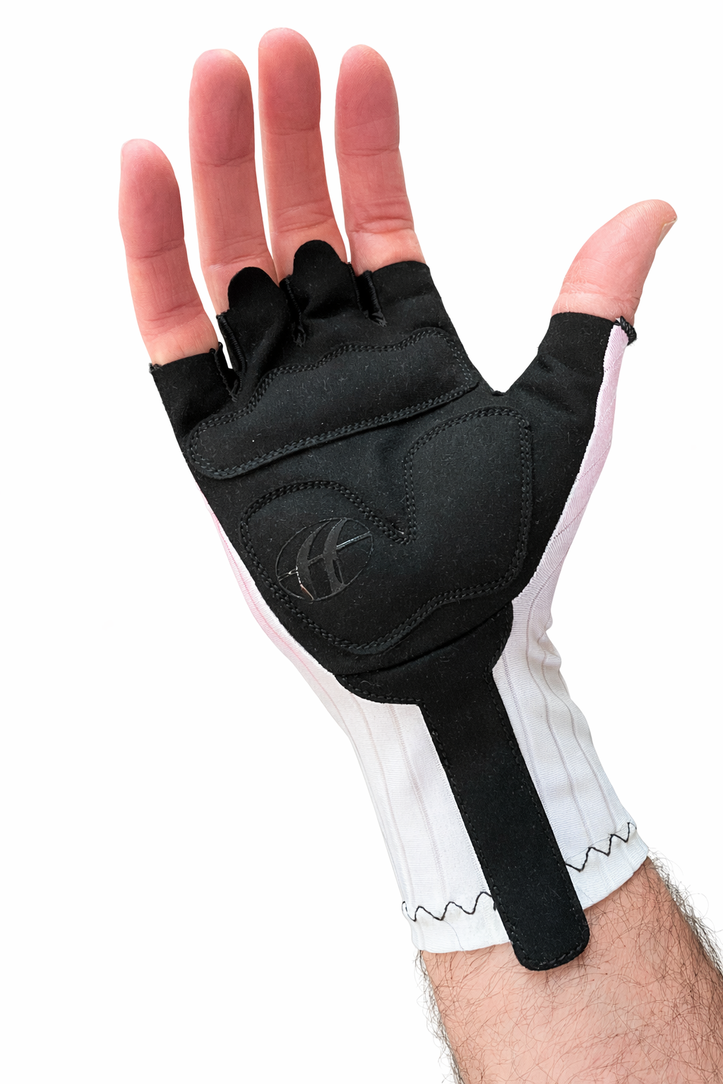 DOUBLEff Aero Glove Pink finger White sleeve