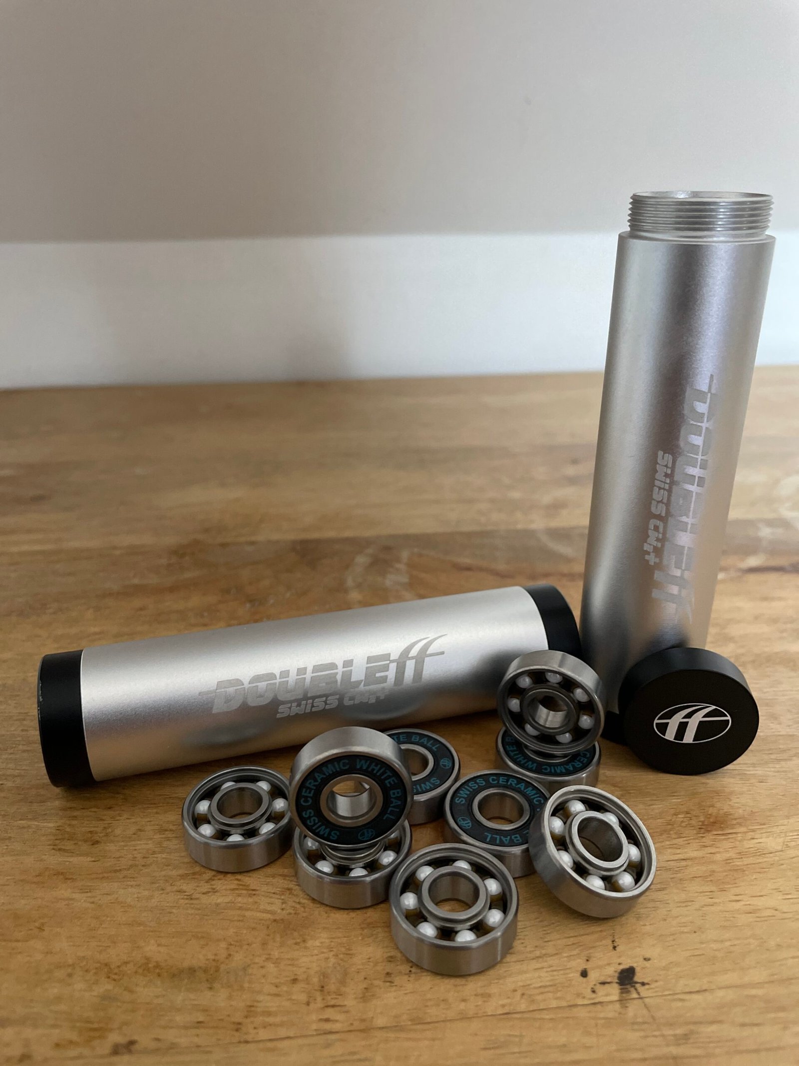 DOUBLEff SWISS ceramic “7” white ball lager (CWB2+) (16 stuk) - Afbeelding 2