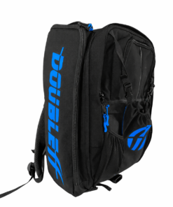 DOUBLEff Journey rugzak voor skeelers en schaatsen zwart-blauw