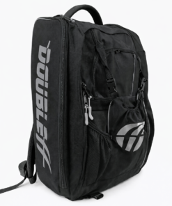 DOUBLEff Journey rugzak voor skeelers en schaatsen zwart-grijs