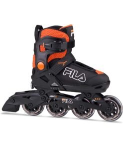 Fila X 2.0 Black Orange adjustable inline skate
