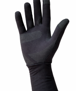 DOUBLEff allround glove black colder moments touch fleece inner liner