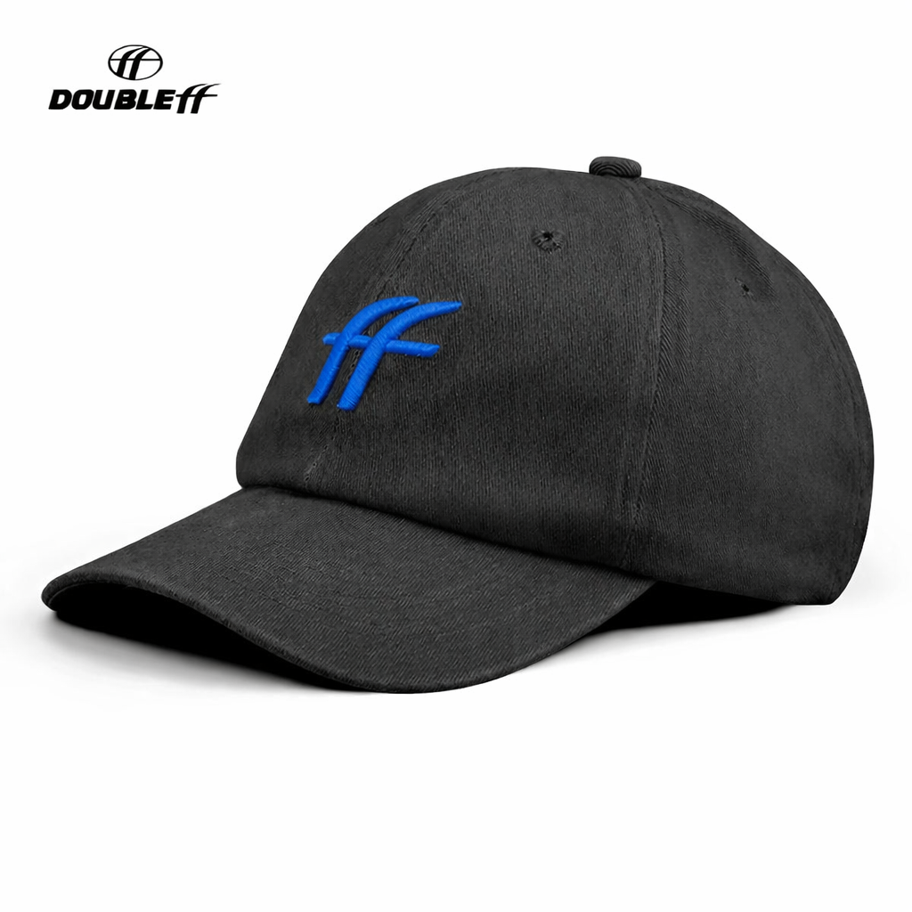 FF Cap Black with Blue logo