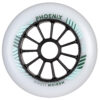 Powerslide Phoenix Wheels dual-density inline speed skating wheels for racing and marathon skating 110mm front view