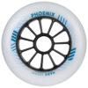Powerslide Phoenix Wheels dual-density inline speed skating wheels for racing and marathon skating 110mm front view