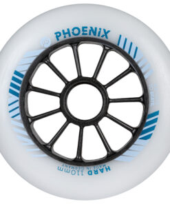 Powerslide Phoenix Wheels dual-density inline speed skating wheels for racing and marathon skating 110mm front view