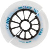 Powerslide Phoenix Wheels dual-density inline speed skating wheels for racing and marathon skating HiLo 110/100mm front view