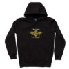 Swings Racing Hoodie premium skate hoodie with athletic fit Black Front