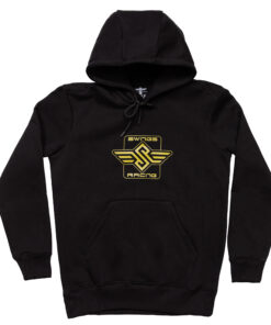 Swings Racing Hoodie premium skate hoodie with athletic fit Black Front