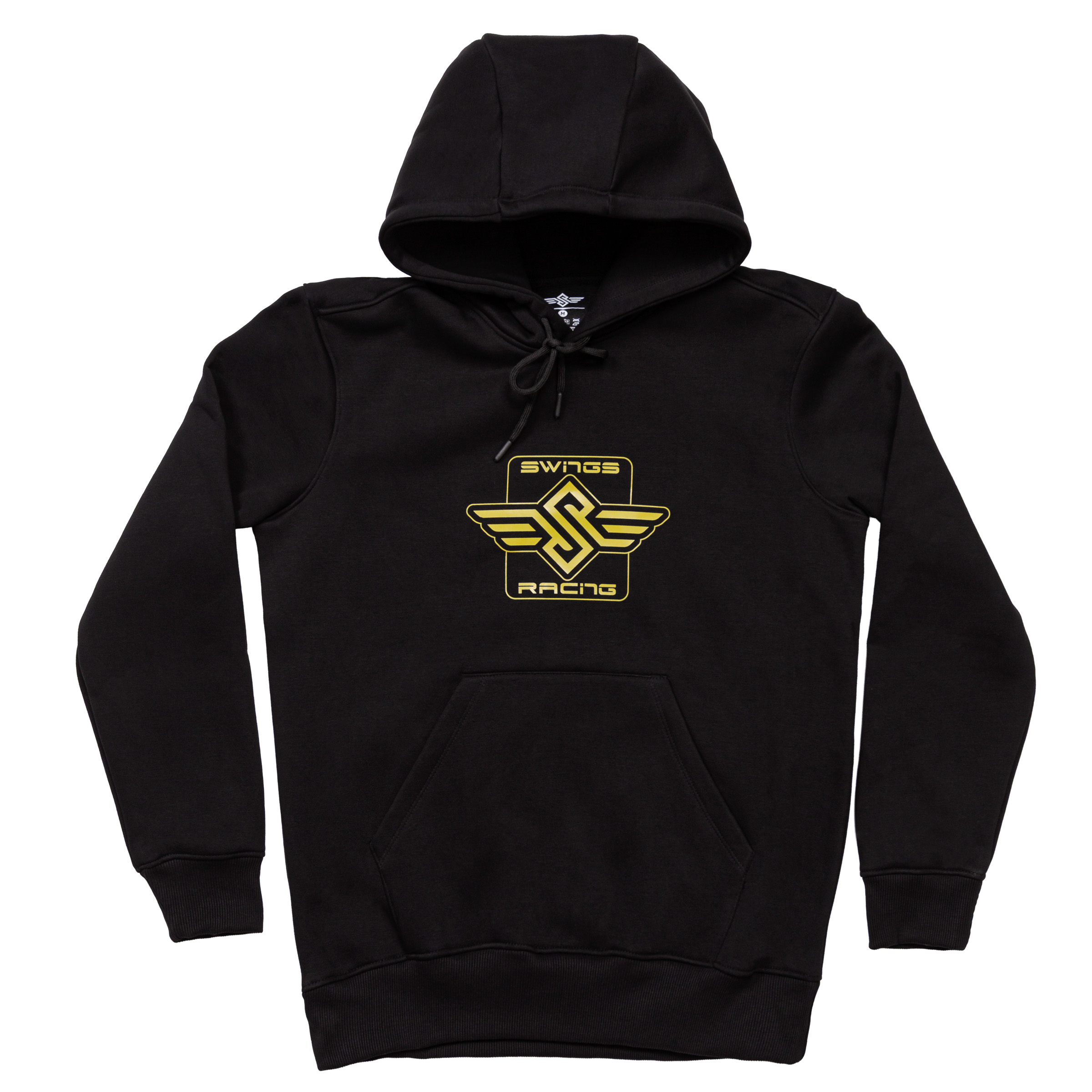 Swings Racing Hoodie premium skate hoodie with athletic fit Black Front