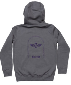 Swings Racing Hoodie premium skate hoodie with athletic fit Grey Back